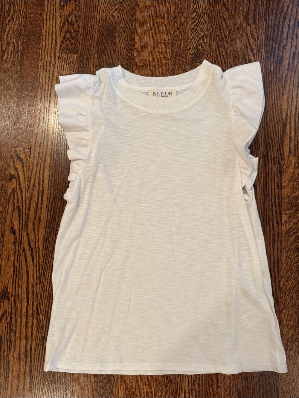 White flutter tee - Picture 1 of 4